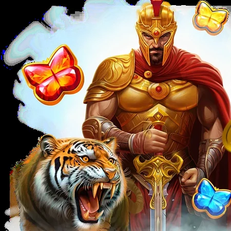 Golden king illustration, Slot